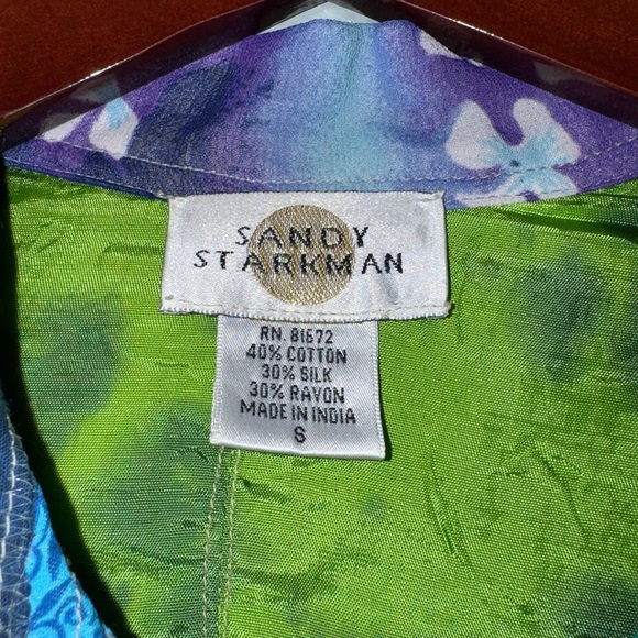 Sandy Starkman ECU Vintage Jacket ‘Social Butterfly’ Art Size Small - Picture 8 of 12